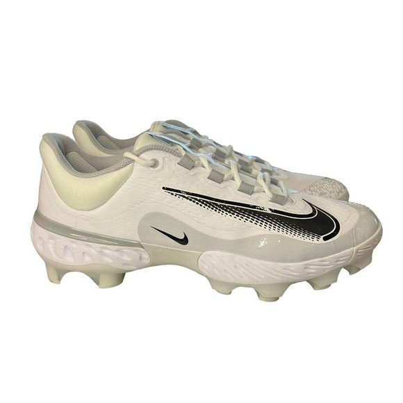Nike Alpha Huarache Elite 4 Low Baseball Cleats White FD6255-100‎ Men’s Size 14 main image 6